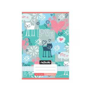 Nebulo Cuki Cica Kockás Füzet - A/5 140554822 - Nebulo