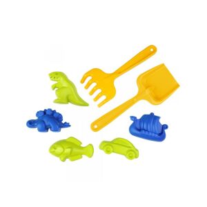 LENA Homokozó Szett - 7 db, Lapáttal, Gereblyével és Formákkal 140717438 - Felfújható játék & Strandjáték