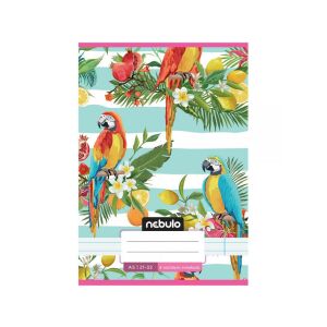 Nebulo Papagáj Mintás Vonalas Füzet - A/5 138586930 - Nebulo