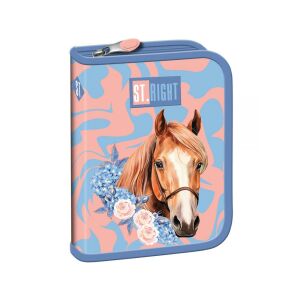 St.Right Kihajtható Tolltartó - Ló Mintás, 20,5x14x3,5cm 138587030 - Unipap