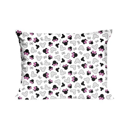 Gyerek Pamut Párnahuzat 40x60 - Egérmintás, Rózsaszín Masnis 138591907