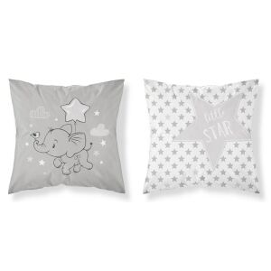 Mayamoo Elefántos Párnahuzat 40x40 - Szürke, Kétoldalas