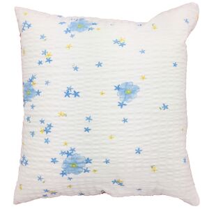 Kék Virágos Kéreg Párnahuzat - 70x80 cm, Kéreg Gombokkal 138592506 - Párnahuzat