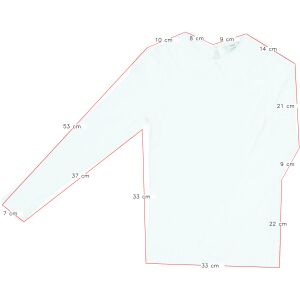 George Fehér Bordázott Csipkés Galléros Lány Felső - 158-as méret 140797957 - George