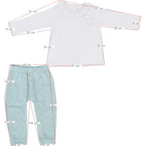 Benetton Băiat Set din 2 piese - Top & Bottom (Mărime: 86) 140724914 - Bebeluși și copii mici