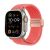 Apple Watch 4-6, SE, SE (2022) (38 / 40 mm) / Watch 7-9 (41 mm) / Watch 10 (42 mm), textíl pótszíj, állítható, mágneses zár, Dux Ducis Mixture Pro, rózsaszín 138634946