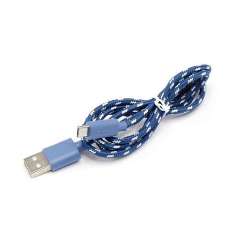 Sbox Micro USB kábel - 1m, kék