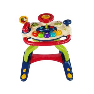3-u-1 interaktivna hodalica za bebe sa zvukovima i melodijama - Lean Toys