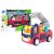 HOLA Jucărie interactivă camion de pompieri cu cutie