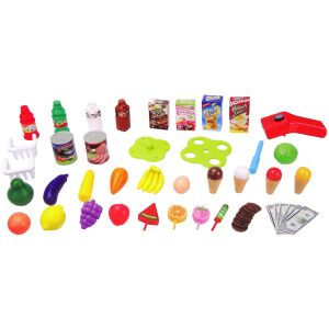 Szupermarket készlet élelmiszer-szkenner gyerekeknek