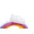Detail opierky hlavy na nafukovacom plaveckom kruhu Bestway Rainbow
