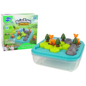 HOLA Educational Puzzle Game Deer Challenge, ein Logik-Puzzle für Kinder ab 6 Jahren mit Hirsch- und Baumstücken - Nonbrand Entwicklungsspiele für Kinder im Kindergartenalter