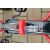 A-15 GO KART Piros Schalthebeldetail, Nahaufnahme des Go-Kart-Schalthebels