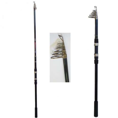 Silstar Yokozuna Tele Carp 3lb horgászbot, teleszkópos, 3,6m hosszú, 7 tagból áll, 6 gyűrűvel
