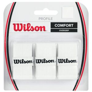 Tenisové výplety Wilson Profile Overgrip 3 ks biele 138643472 - Tenis
