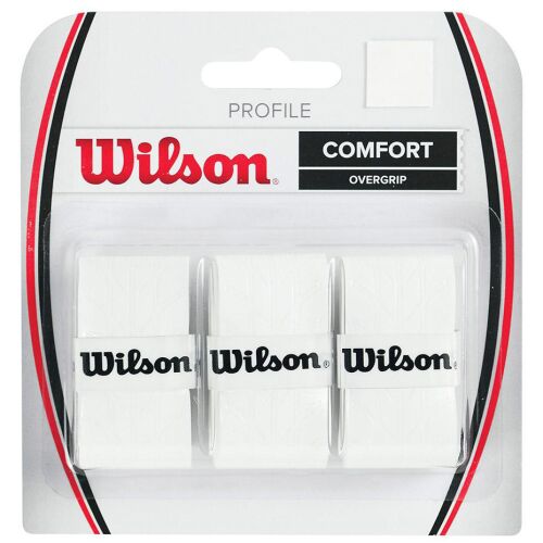 Wilson Profile Overgrip teniszhúrok, 3 db-os, fehér 138643472