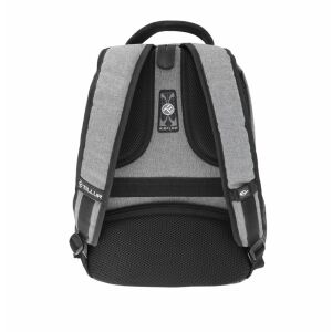 Tellur 15,6 Zoll Laptop Rucksack, grau, Rückansicht mit Airflow-Design - Laptop-Rucksäcke