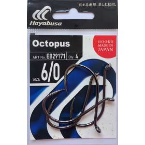 Hayabusa Octopus Ragadozóhorog - 6/0 - 4 db