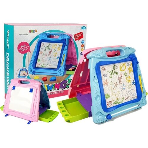 Dwustronna tablica do rysowania. Markery. Magnesy. 138647538