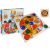 Xin Zhi Toys Pizza Csavar társasjáték doboz, szőnyeg és pörgettyű