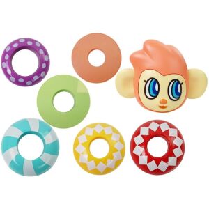 Mon Mon the Rainbow Stacker inele și cap de maimuță, jucărie educativă - Jocuri si jucarii educative