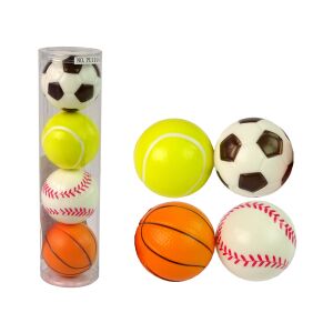 4 db-os puha labdakészlet Sport Golf Tenisz Futball