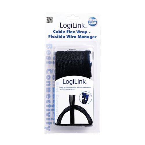 Flexibler Kabel-Organizer, Schwarz 140656273