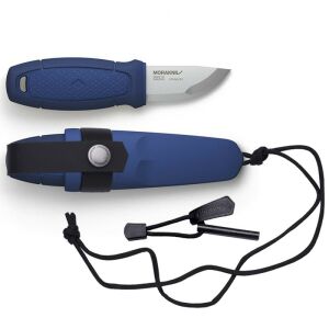 Morakniv Eldris Outdoor-Messer-Set – 2,0 mm Klinge aus rostfreiem Stahl, Feuerstarter, Blau 140785671 - Taschenmesser & Faltmesser