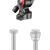 Detalj video glave Manfrotto Befree Live MVH400AH s nosačima za stativ
