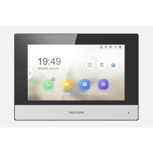 Videovrátnik Hikvision DS-KH6320-WTE2 17,8 cm (7") Čierna, Sivá 140837965 - Hikvision Dverný interkom