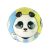 Mingea moale cu tematică panda pentru bebeluși, 7 cm