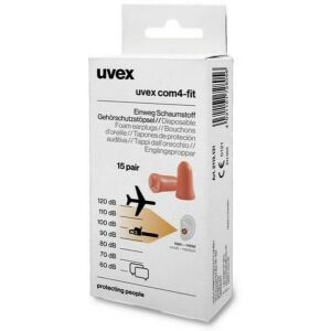 Dopuri de urechi UVEX Com4-fit SNR, 33 dB, 15 perechi 140713902 - Echipamente pentru inot