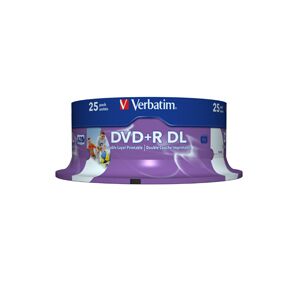 Verbatim 43667 DVD gol 8,5 GB DVD+R DL 25 buc. 140687152 - Diapozitive, carti audio, CD, DVD