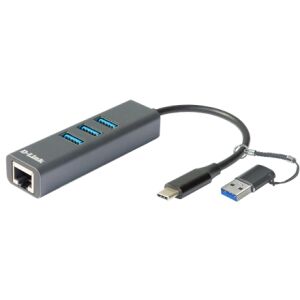 D-Link DUB-2332 - Adaptor USB-C / Thunderbolt 3 - Gigabit Ethernet x 1 140762285 - Thunder