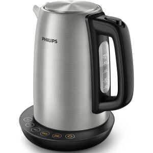 Fierbător electric Philips HD9359/90, 1.7L, Oțel inoxidabil - Fierbătoare, Sandwich-maker, Blendere, Prajitoare de paine și Storcatoare de fructe și legume