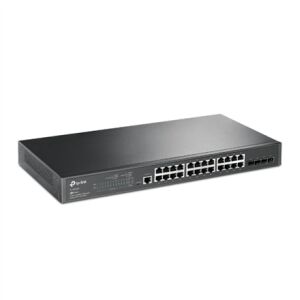 TP-Link TL-SG3428 Omada L2 Rackmount Switch, изглед под ъгъл - TP-Link Превключвател