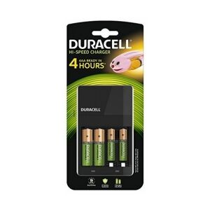 Încărcător Duracell Hi-Speed Value, inclusiv 2 baterii AA 1300mAh și 2 baterii AAA 750mAh 140612903 - Încărcătoare generale de baterii