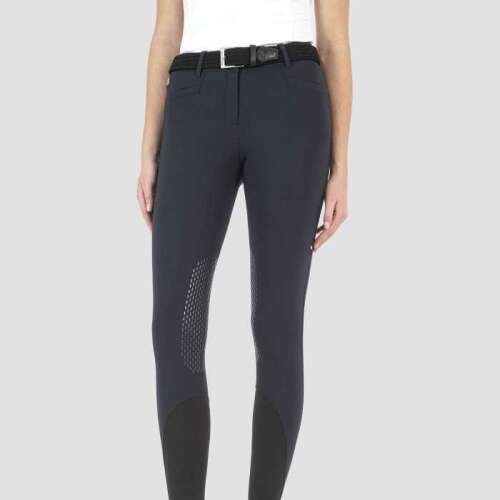 Equiline Caleitek női lovaglónadrág, fekete, softshell, térdfogó, x-grip, rugalmas, kényelmes