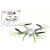 Dron RC X5HW Biało-zielony 140754119