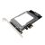 LogiLink PCIe 2.5" HDD/SSD Hibrid Kártya 140610367