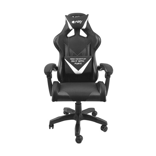 Univerzálna herná stolička FURY Avenger L s polstrovaným sedadlom, čierna 140575032