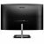 Vedere din spate a monitorului curbat Philips 272E1CA de 27 inch