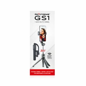 Skladací gimbal GoXtreme GS1 pre smartfóny a akčné kamery 55239 140726601 - Selfie tyče