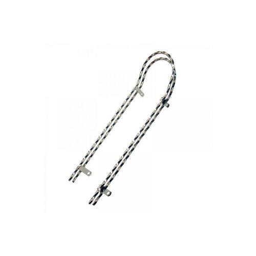 Sissybar 18 Zoll, quadratisch, verdreht, Chrom 140689198