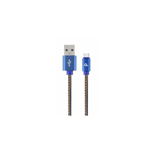 Cablexpert CC-USB2J-AMCM-2M-BL USB kábel USB 2.0 USB A USB C modrý 140570997