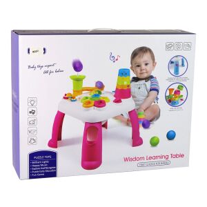 Interaktív Labdaválogató Csúszda - Oktató Játék Kislányoknak - Rózsaszín