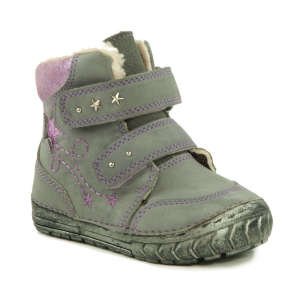 D.D. Step Baby Lány Száras Téli Cipő #szürke-lila 19 30441178