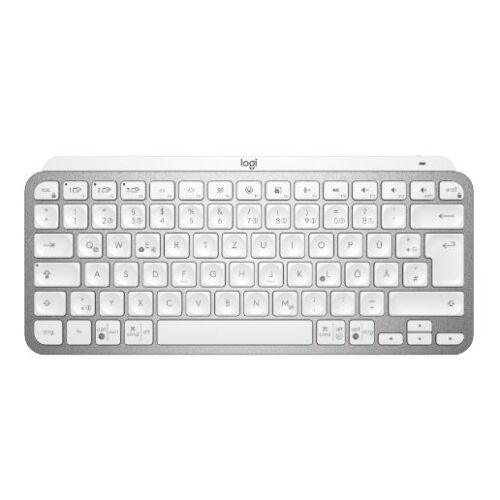 Logitech MX Keys Mini vezeték nélküli Deutsch (Qwertz) billentyűzet halványszürke (920-010480) (920-010480) 138650609