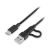 Sharkoon OfficePal M25W USB-C - USB-A kábel
