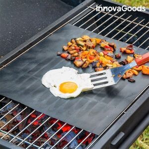 InnovaGoods BBQ Grillmatte mit Gemüse und Spiegelei - Gartengrill, Grillzubehör